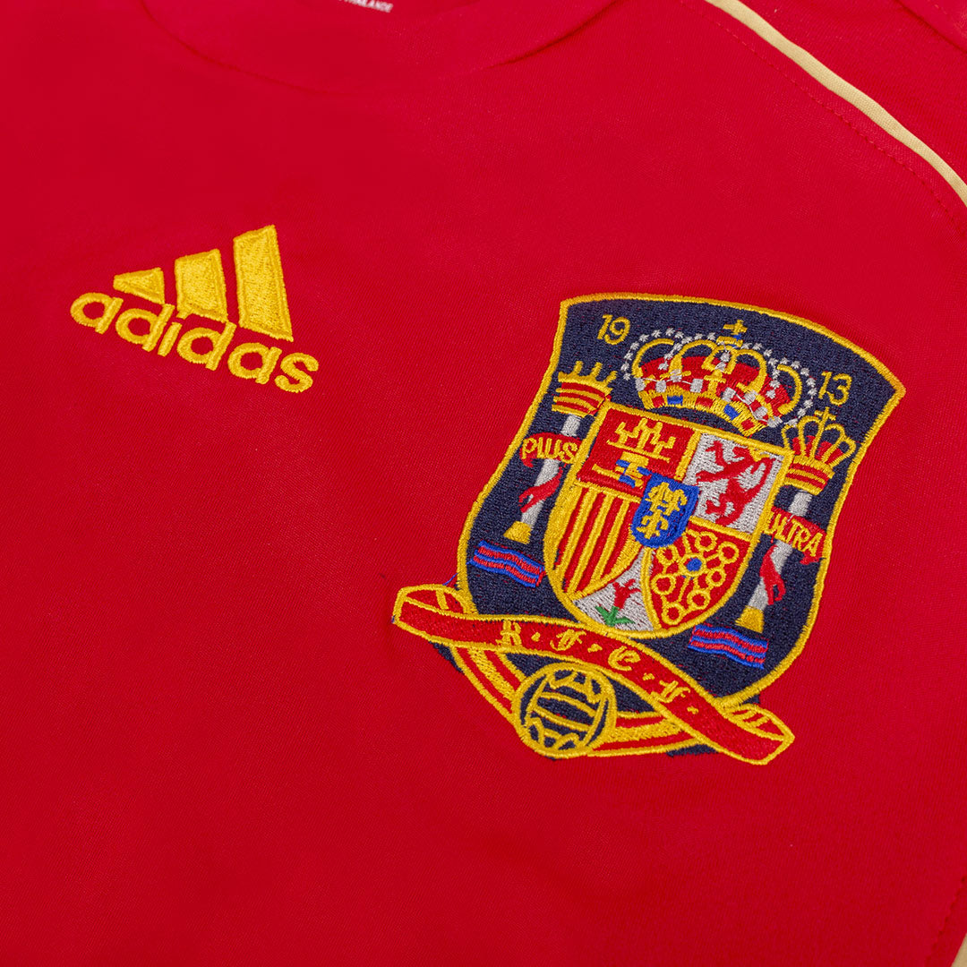 Retro 2008 Spain Home Soccer Jersey - Image 7