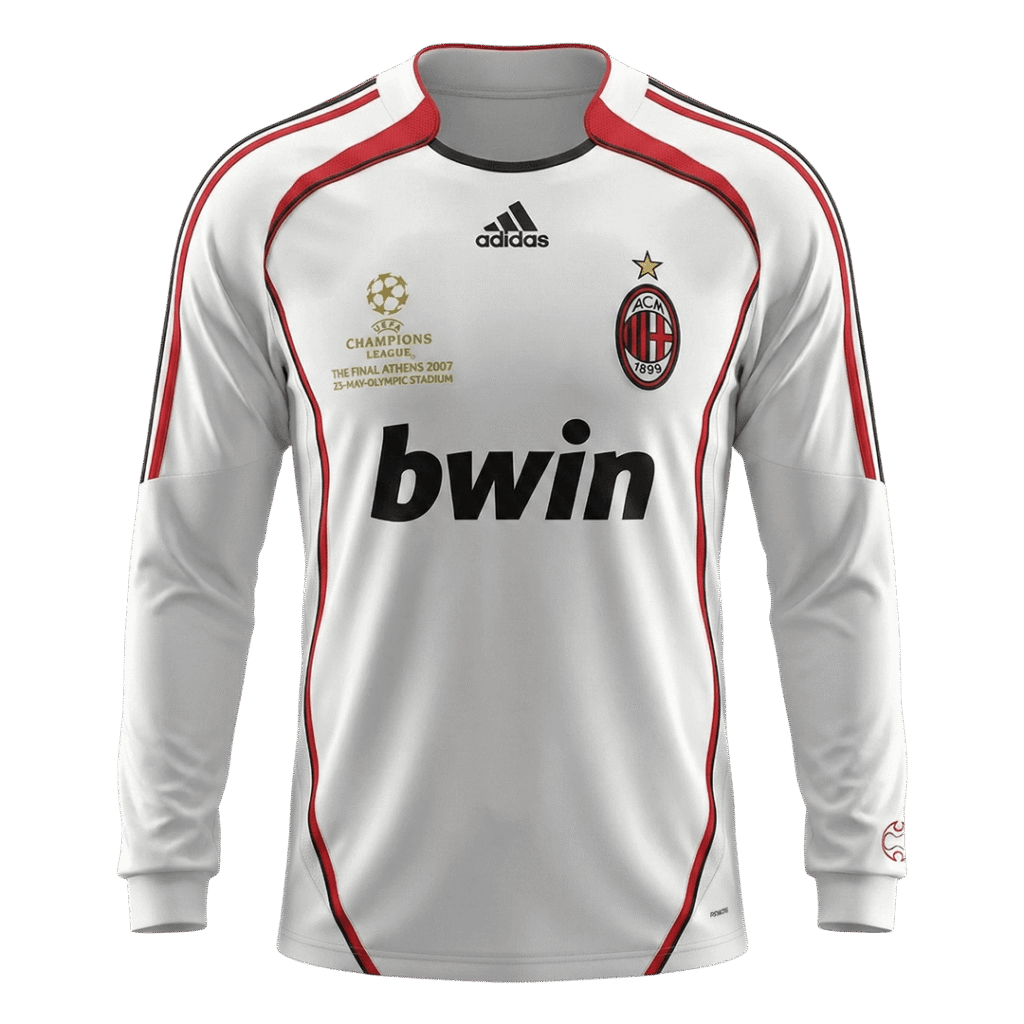 Retro Soccer Jersey AC Milan Away Long Sleeve 2006/07