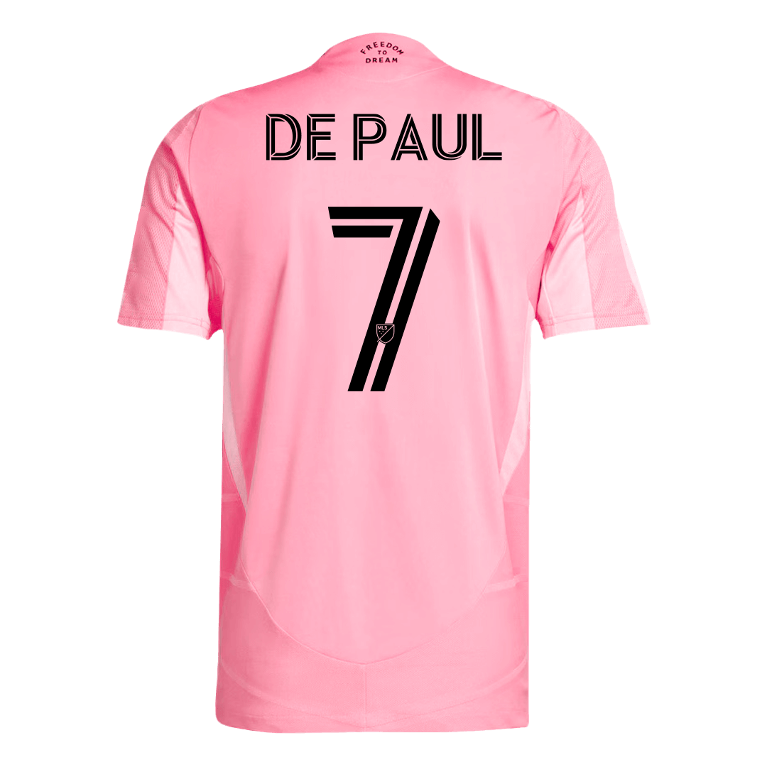 DE PAUL #7 Inter Miami CF Home Authentic Soccer Jersey 2025 - Image 12
