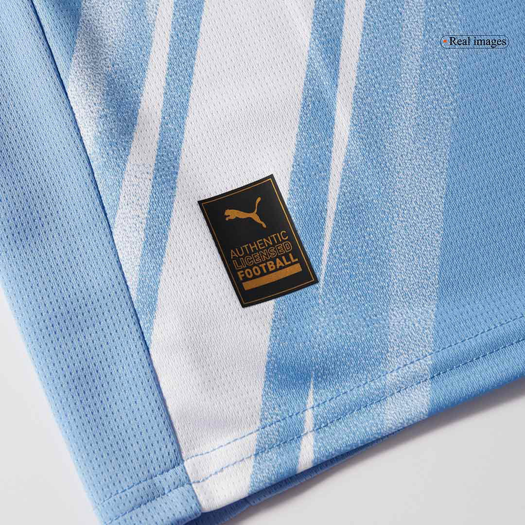 RODRIGO #16 Manchester City Home Soccer Jersey 2025/26 Blue - Image 4