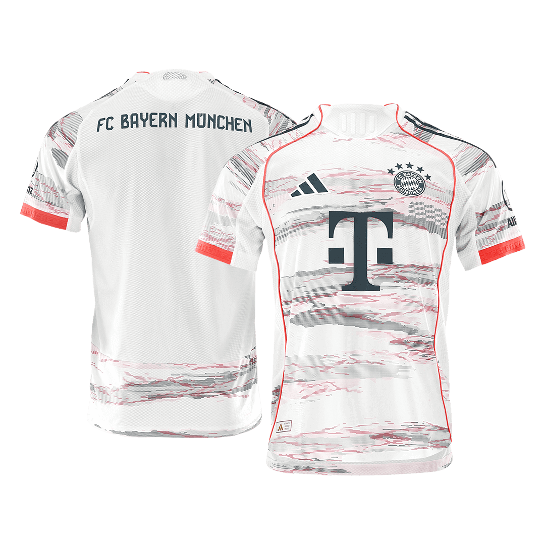 Authentic Bayern Munich Away Soccer Jersey 2025/26 White - Image 2