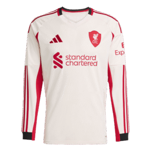 Liverpool Away Long Sleeve Soccer Jersey 2025/26
