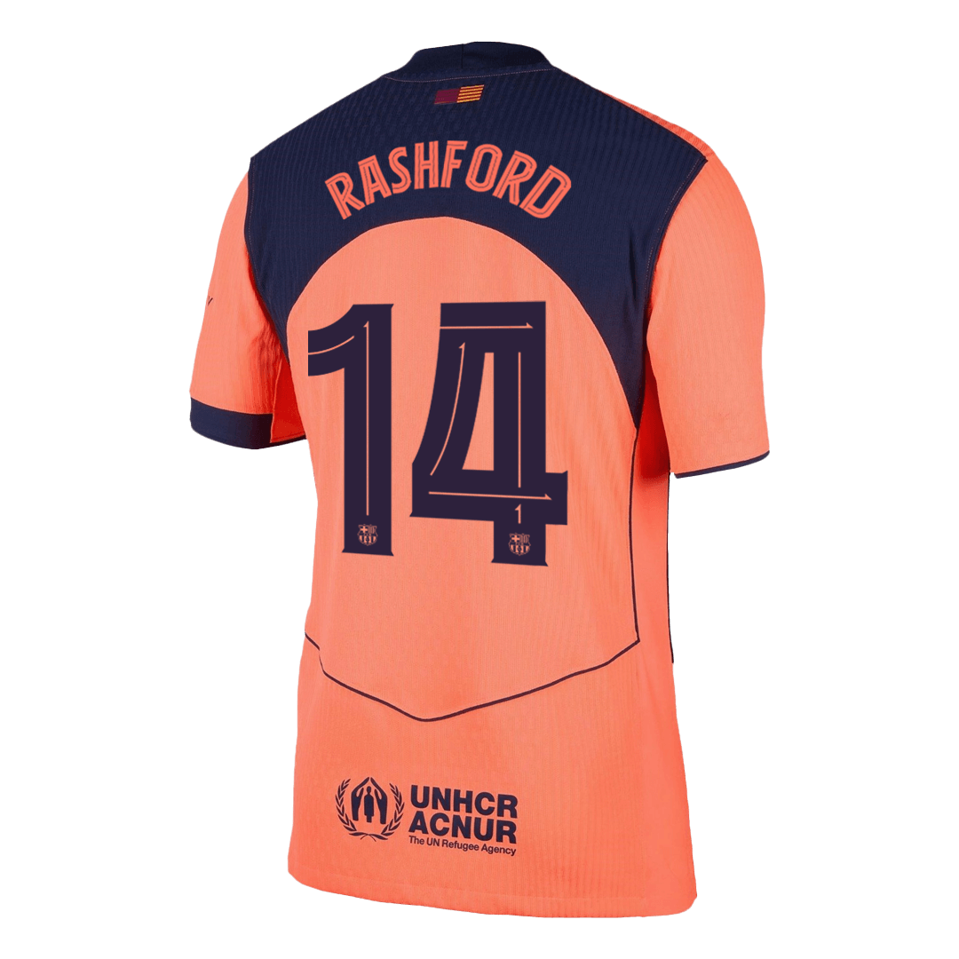RASHFORD #14 Barcelona Third Away Authentic Soccer Jersey 2025/26 - UCL - Image 2
