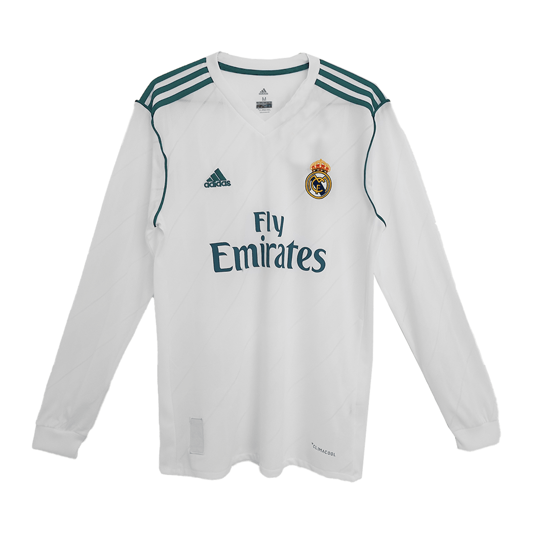 Retro Jersey BENZEMA #9 Real Madrid Retro Jersey Home Soccer Shirt 2017/18 - Image 7