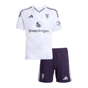 Manchester United Away Kids Soccer Jerseys Kit 2025/26