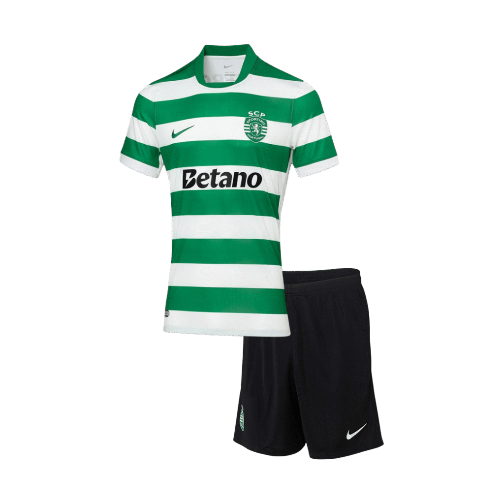 Sporting CP Home Kids Soccer Jerseys Kit 2025/26