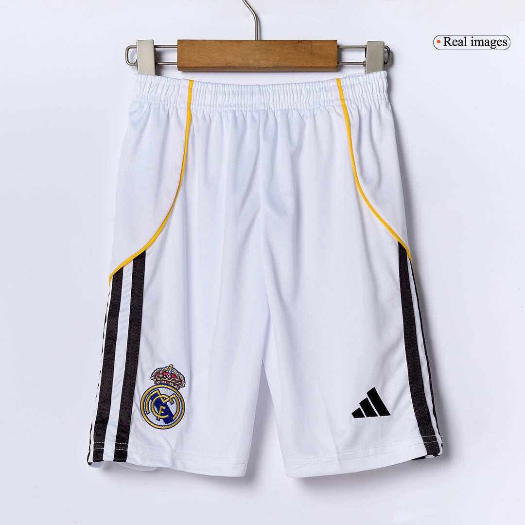 Real Madrid Home Kids Soccer Jerseys Full Kit 2025/26 - Image 4