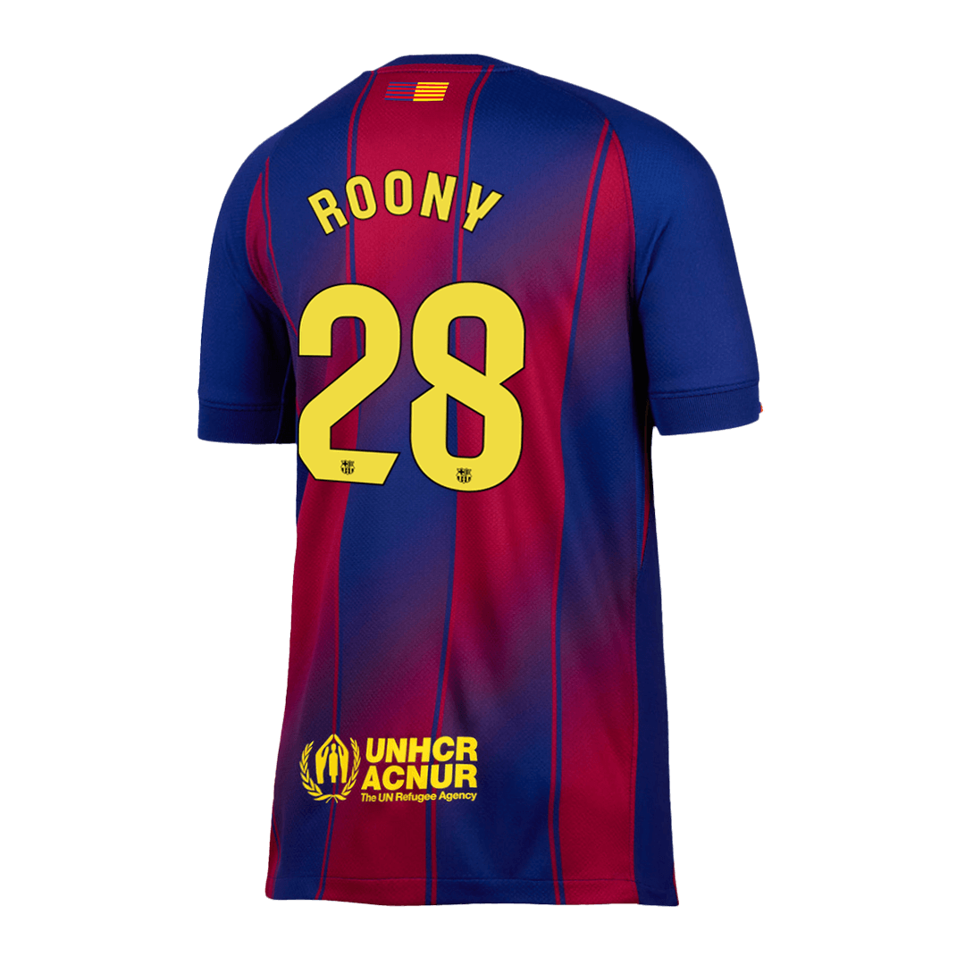 ROONY #28 Barcelona Home Soccer Jersey 2025/26 - Image 11