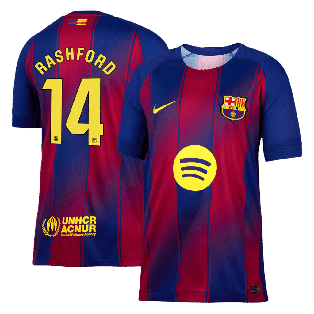 RASHFORD #14 Barcelona Home Soccer Jersey 2025/26