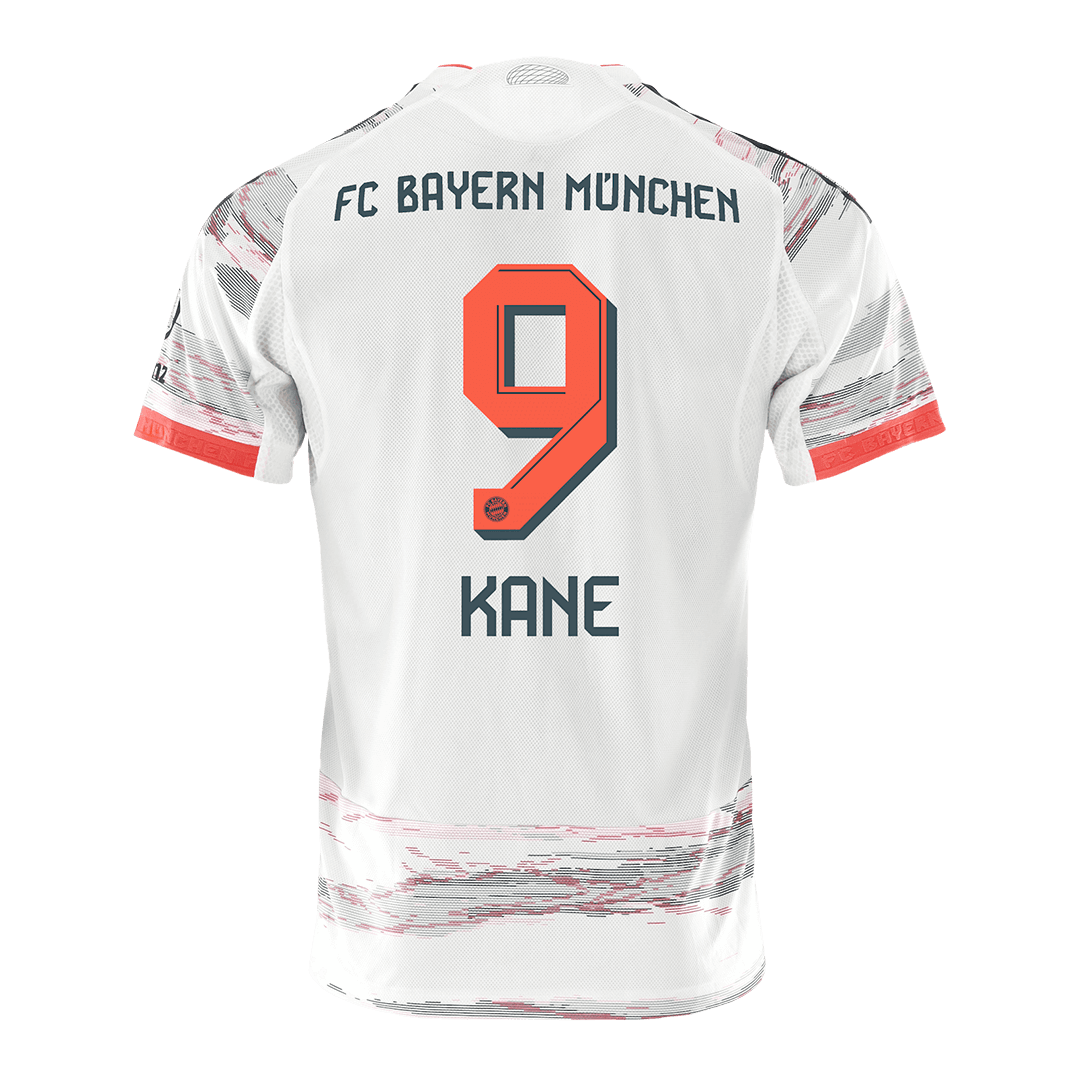 Authentic KANE #9 Bayern Munich Away Soccer Jersey 2025/26 White - Image 12