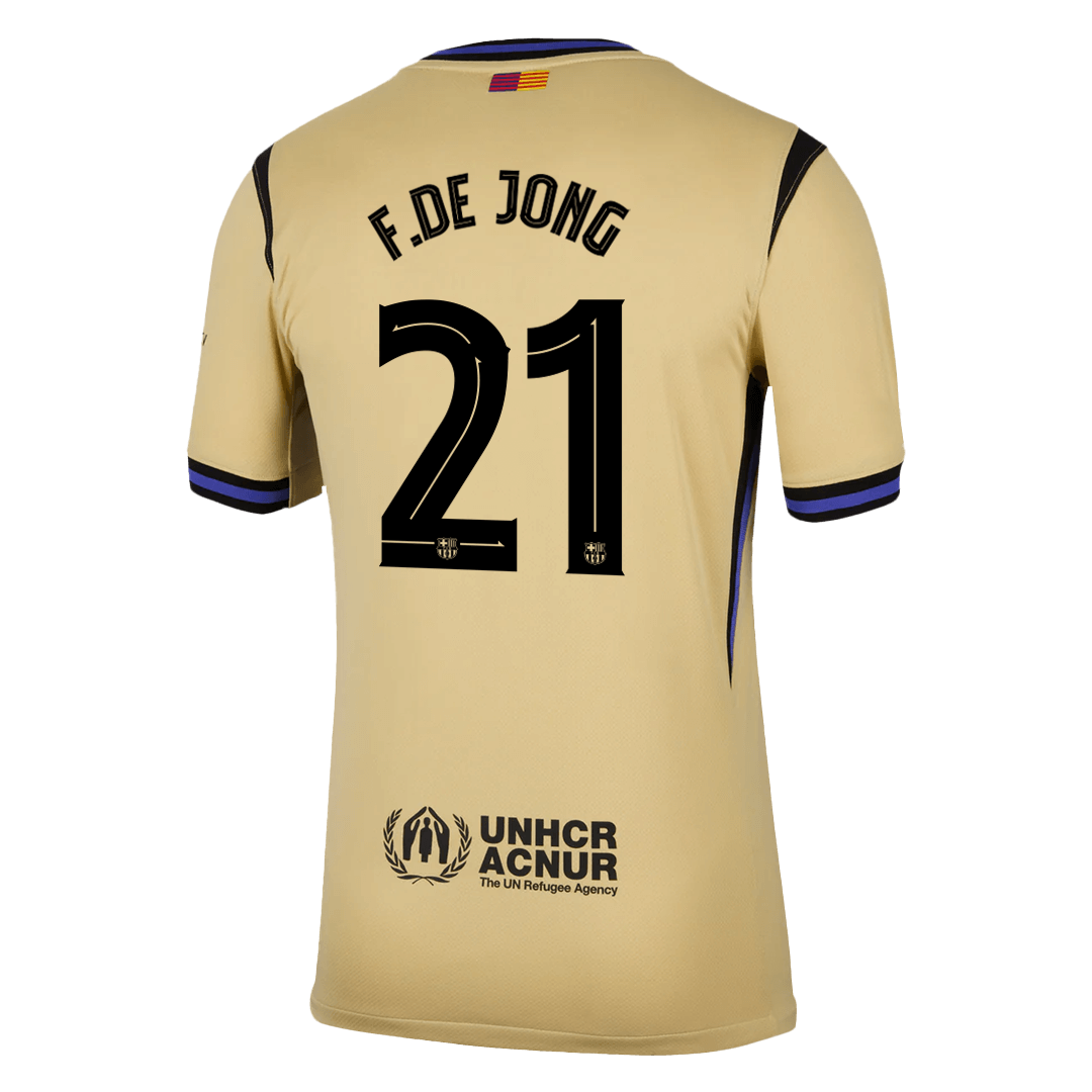 F.DE JONG #21 Barcelona Away Soccer Jersey 2025/26 -UCL - Image 5