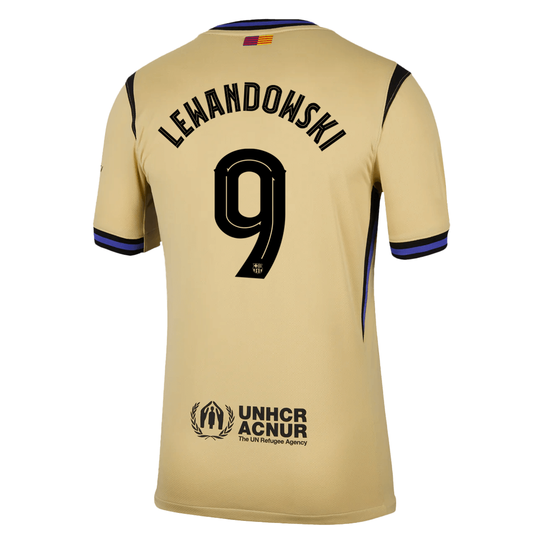 LEWANDOWSKI #9 Barcelona Away Soccer Jersey 2025/26 -UCL - Image 5
