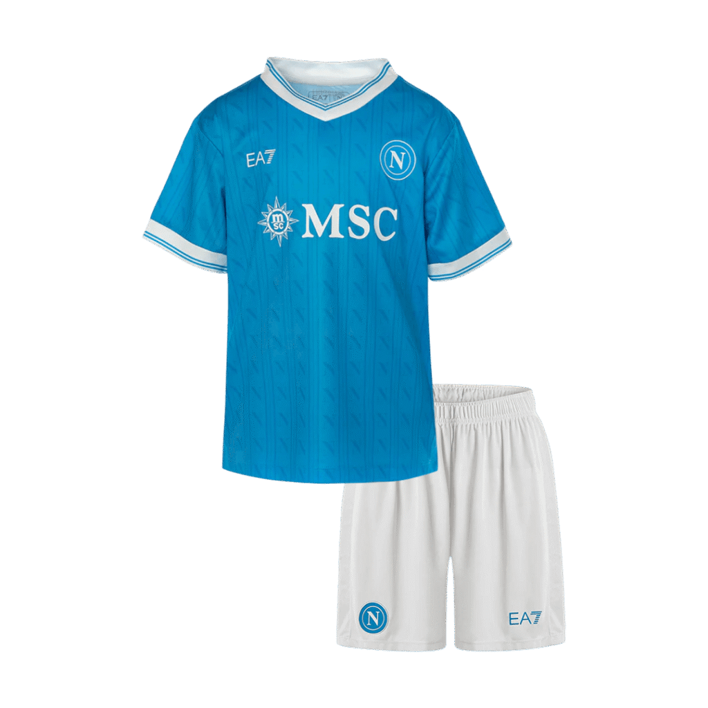Napoli Home Kids Soccer Jerseys Kit 2025/26