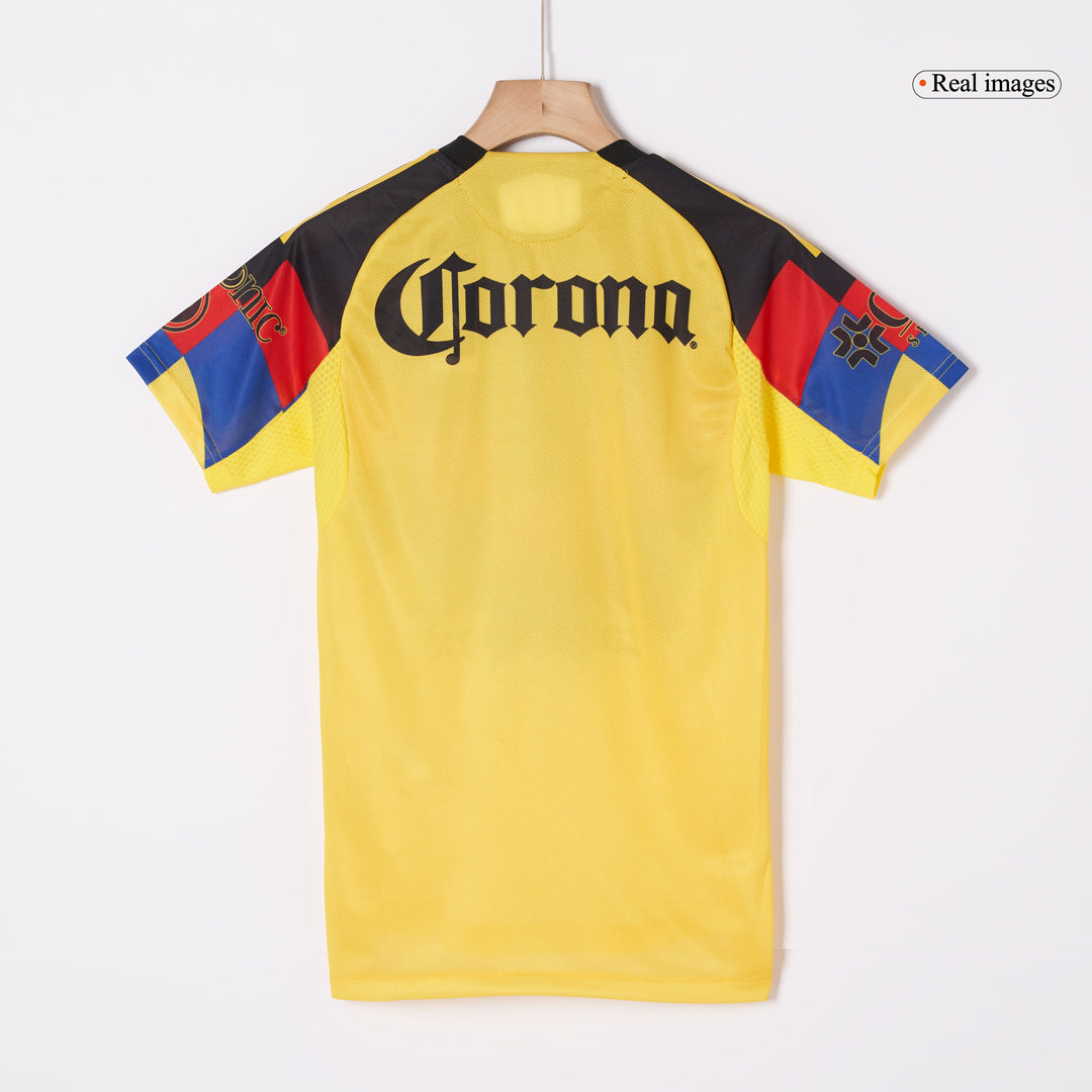 Authentic Club America Home Soccer Jersey 2025/26 Yellow - Image 2