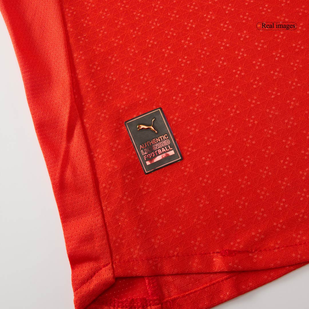 Authentic Portugal Home Soccer Jersey 2025 Red - Image 4
