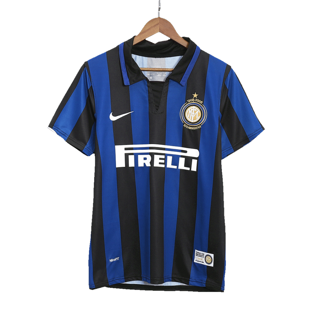 Retro 2007/08 Inter Milan Home Soccer Jersey