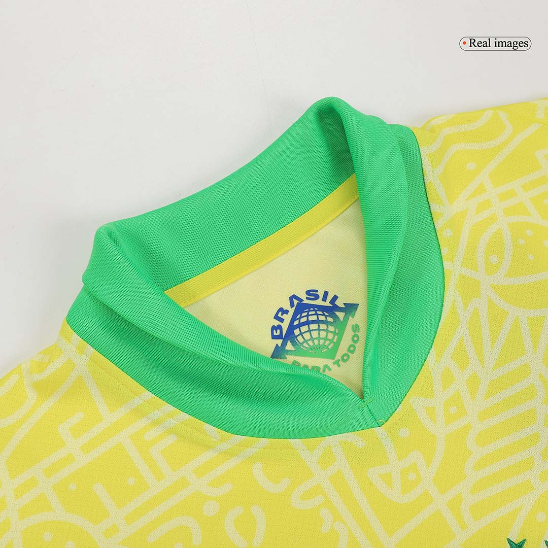 VINI JR. #7 Brazil Home Soccer Jersey Copa America 2024 - Image 7
