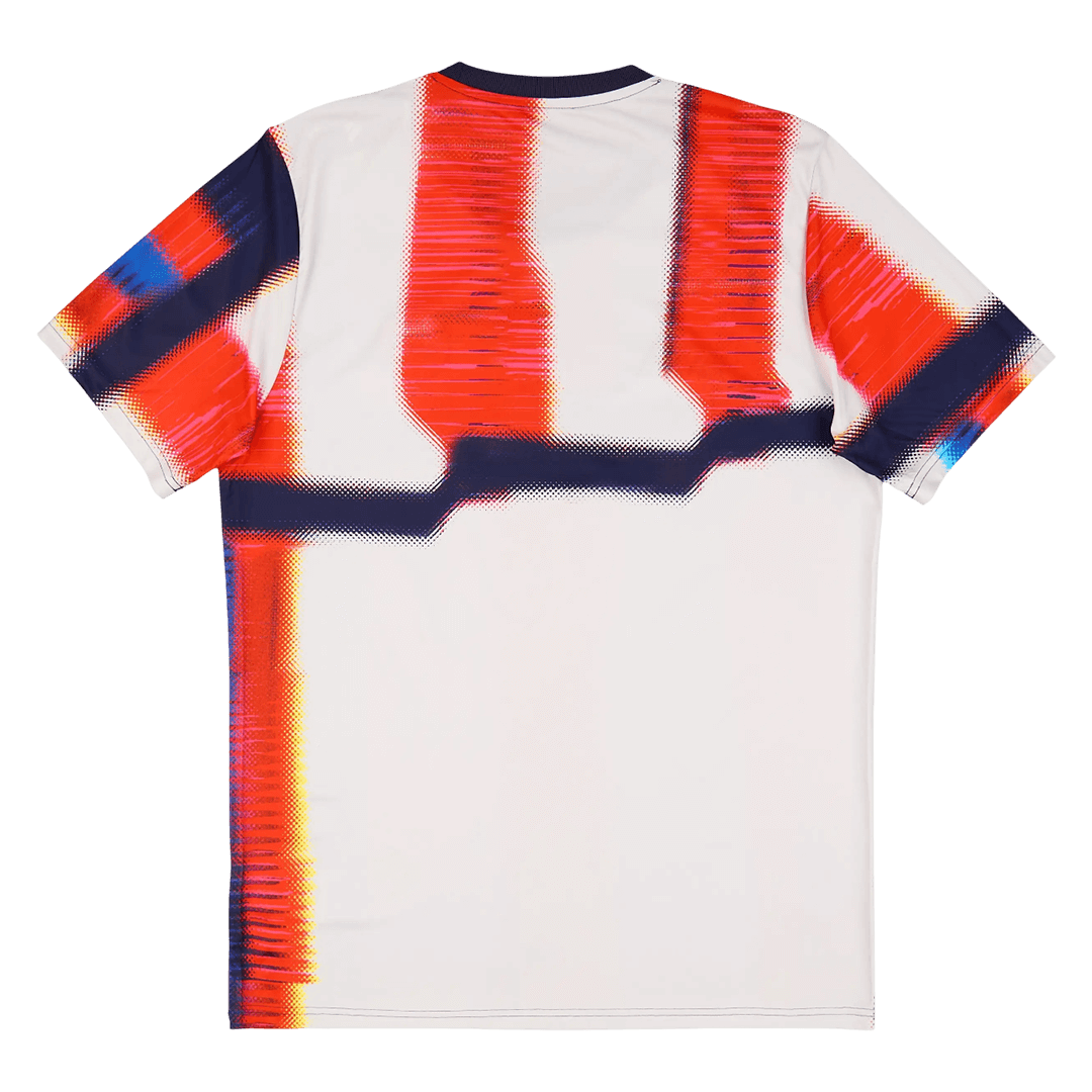 Bayern Munich Pre-Match Soccer Jersey 2025/26 Red&White - Image 3
