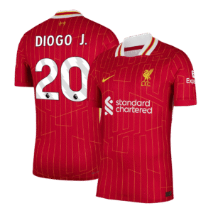 DIOGO J. #20 Authentic Liverpool Home Soccer Jersey 2024/25 Red