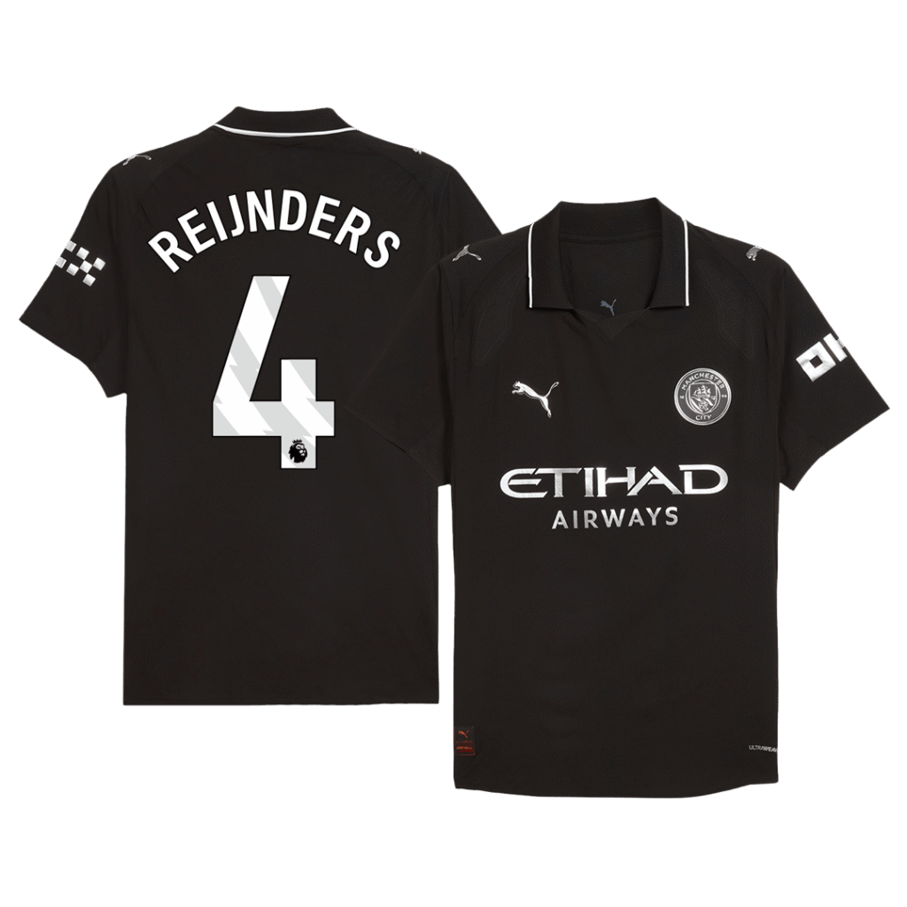 REIJNDERS #4 Manchester City Away Player Version Jersey 2025/26