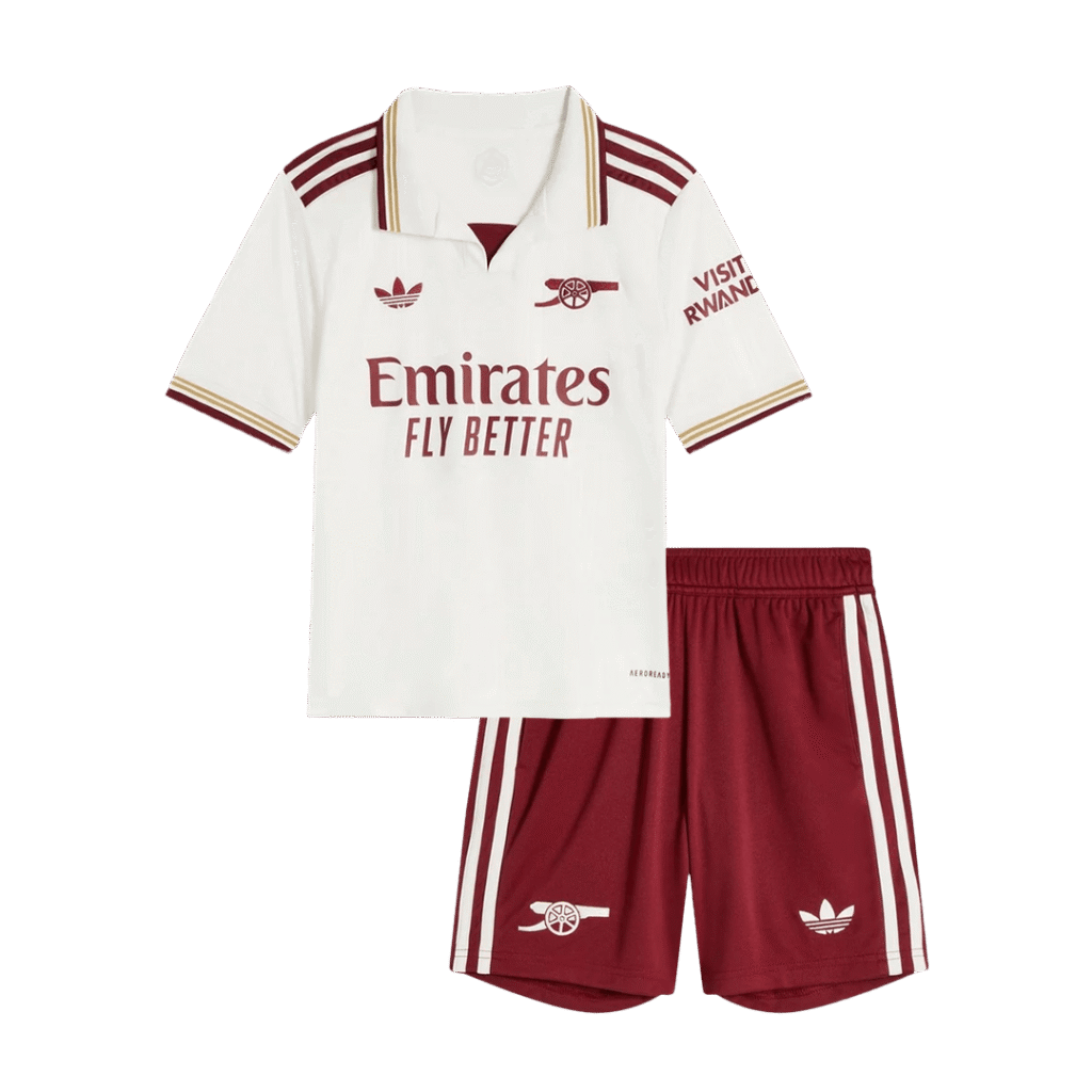 Arsenal Third Away Kids Soccer Jerseys Kit 2025/26