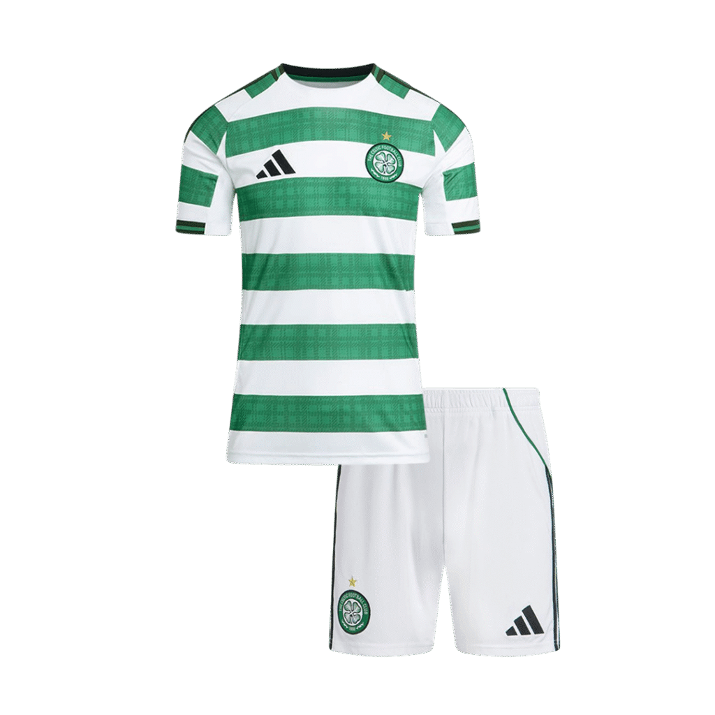 Kids Celtic Custom Home Soccer Kits 2025/26