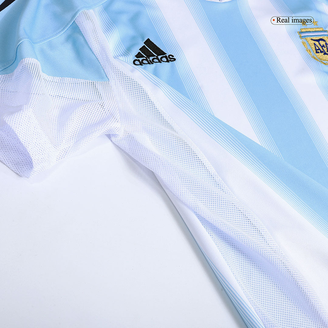 Retro 2004/05 Argentina Home Soccer Jersey - Image 5