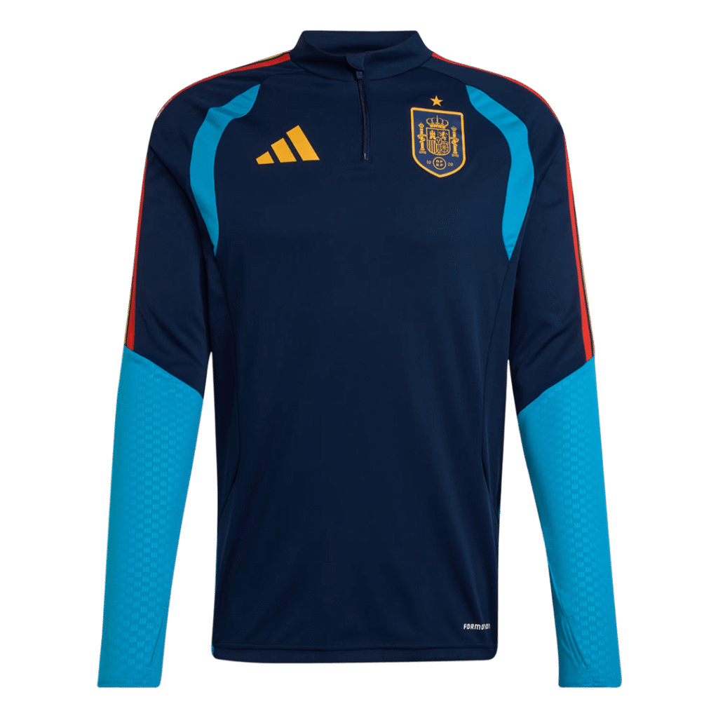 Spain 1/4 Zip Tracksuit 2026 Kids Navy