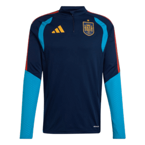 Spain 1/4 Zip Tracksuit 2026 Kids Navy