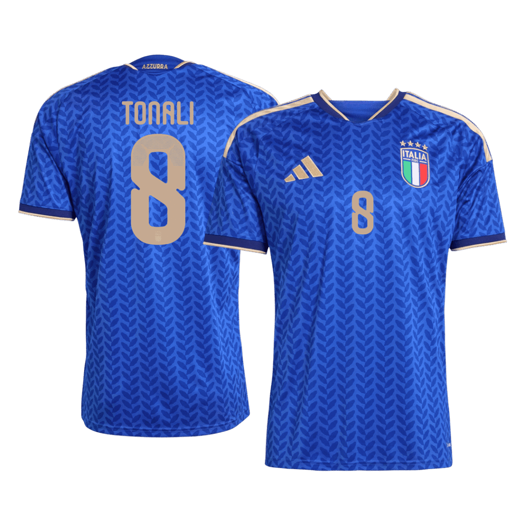 TONALI #8 Italy Home Soccer Jersey World Cup 2026