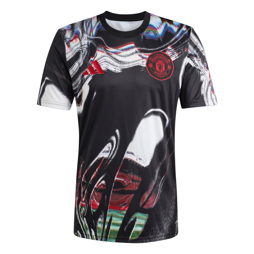 Manchester United Pre-Match Soccer Jersey 2025/26 Black