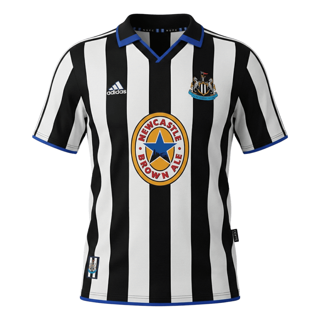 Retro Soccer Jersey Newcastle United Home 1999/00