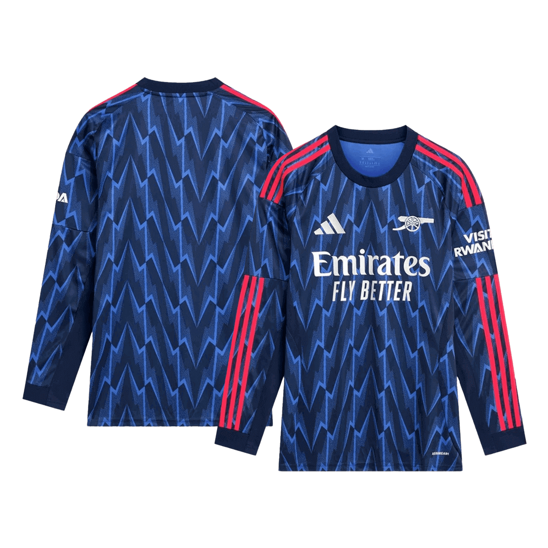 Arsenal Away Long Sleeve Soccer Jersey 2025/26 - Image 2