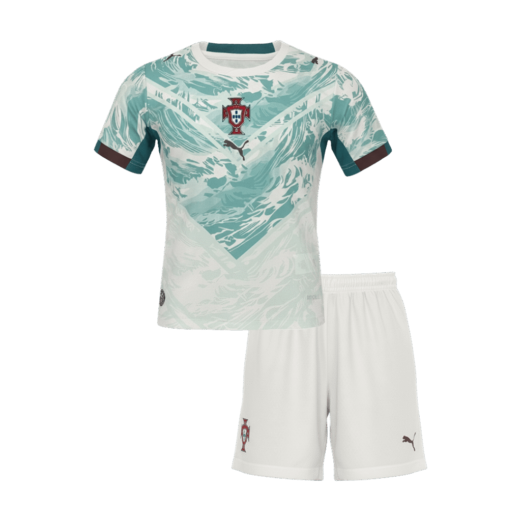 Portugal Away World Cup Kids Soccer Jerseys Kit 2026