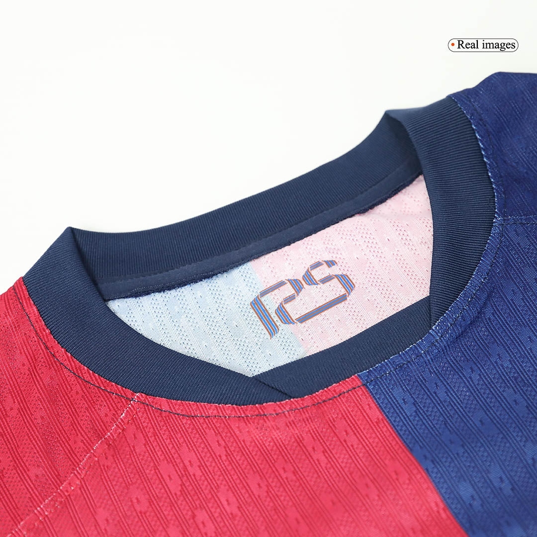 RAPHINHA #11 Authentic Barcelona Home Soccer Jersey 2024/25 Red&Blue - UCL (Spotify Logo Without Text) - Image 5