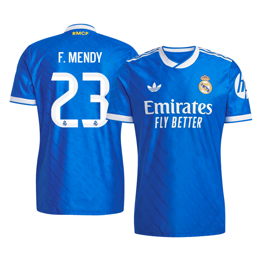F. MENDY #23 Real Madrid Third Away Authentic Soccer Jersey 2025/26