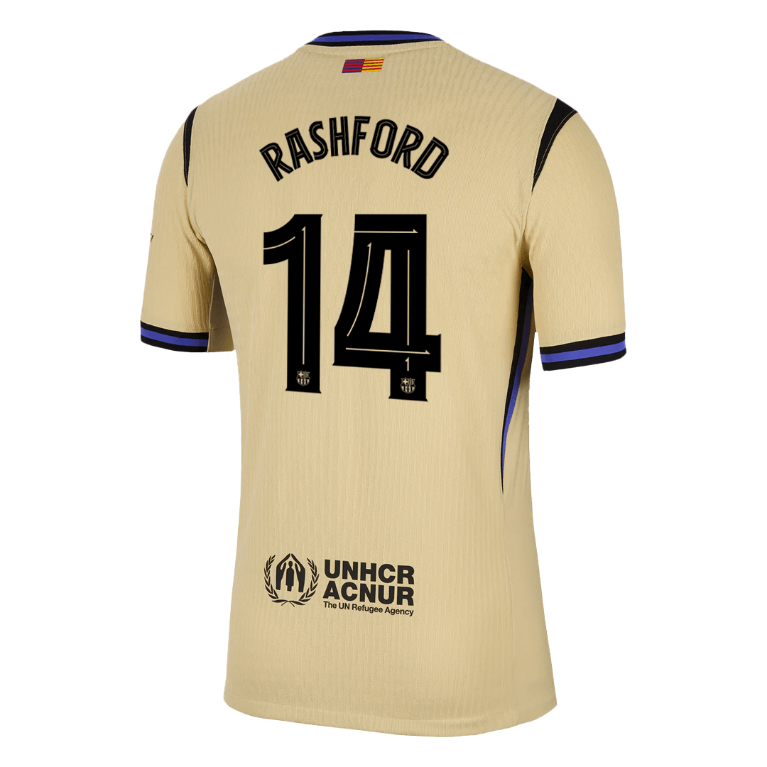 RASHFORD #14 Barcelona Away Authentic Soccer Jersey 2025/26 - UCL - Image 2
