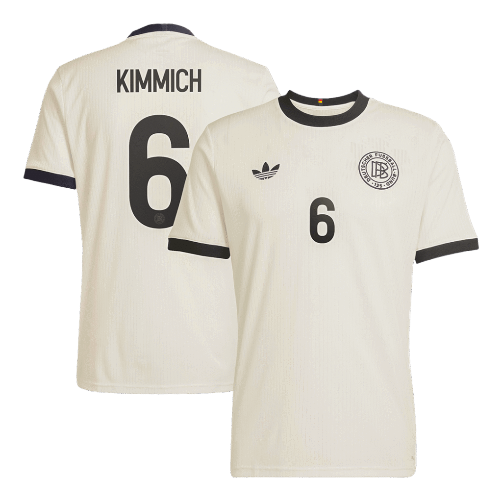 KIMMICH #6 Germany 125th Anniversary Soccer Jersey 2025 White
