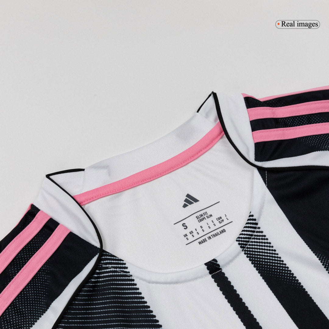 Juventus Long Sleeve Jersey Home Football Shirt 2025/26