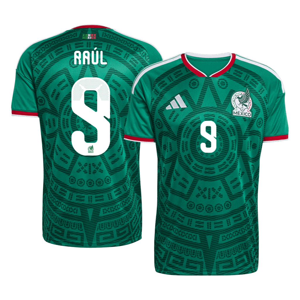 Raúl #9 Mexico Home Soccer Jersey World Cup 2026