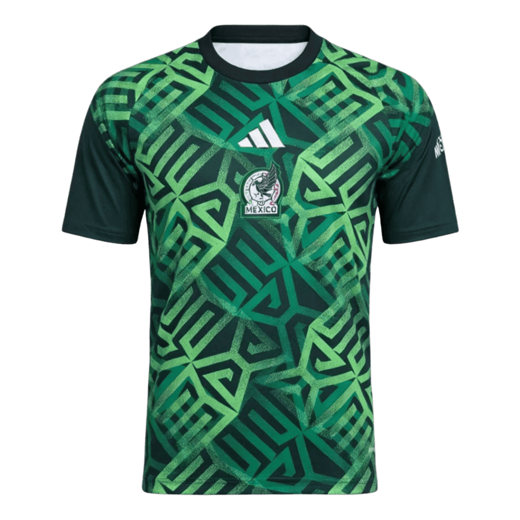 Mexico Pre-Match Soccer Jersey World Cup 2026 Green