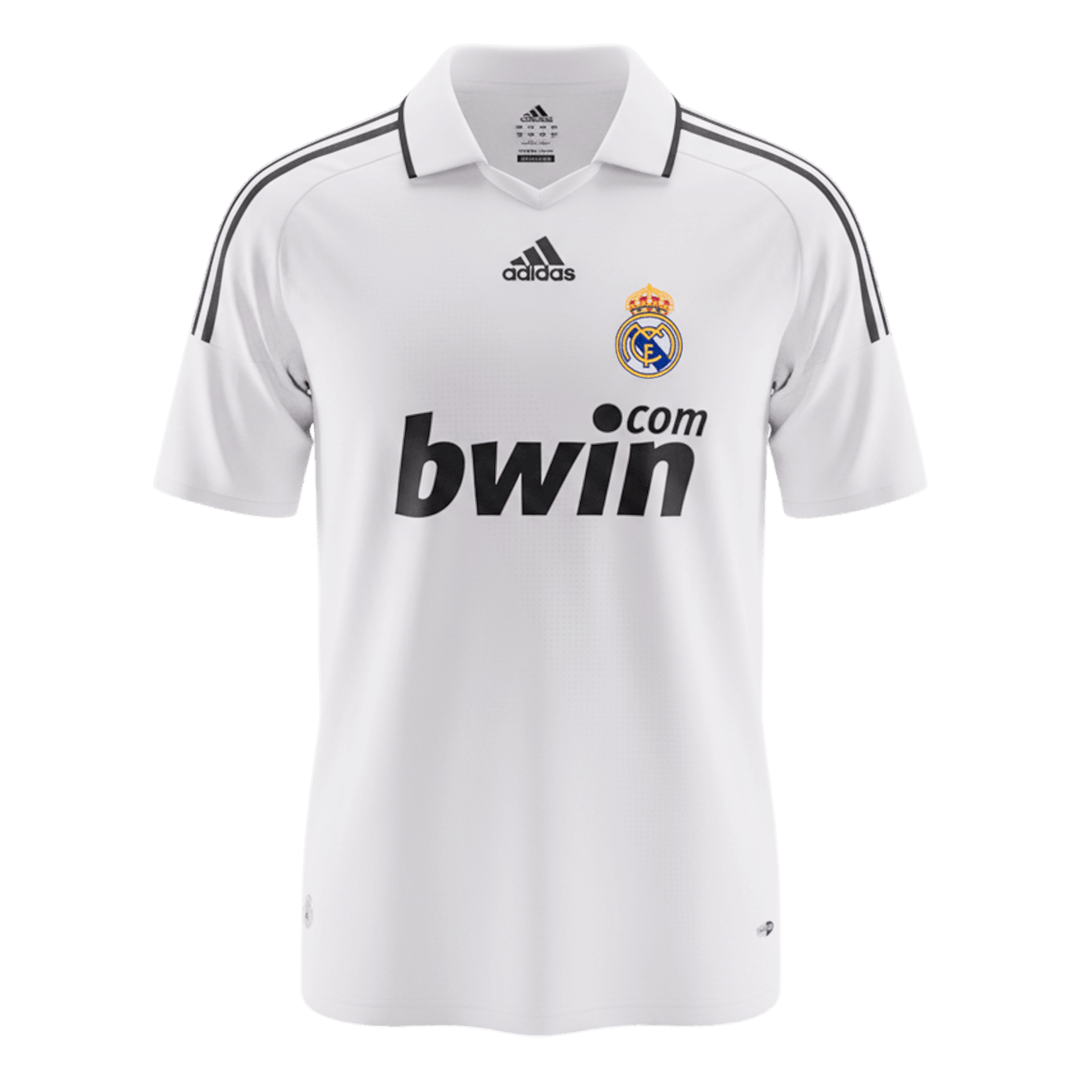 Retro Soccer Jersey Real Madrid Home 2008/09 - Image 8