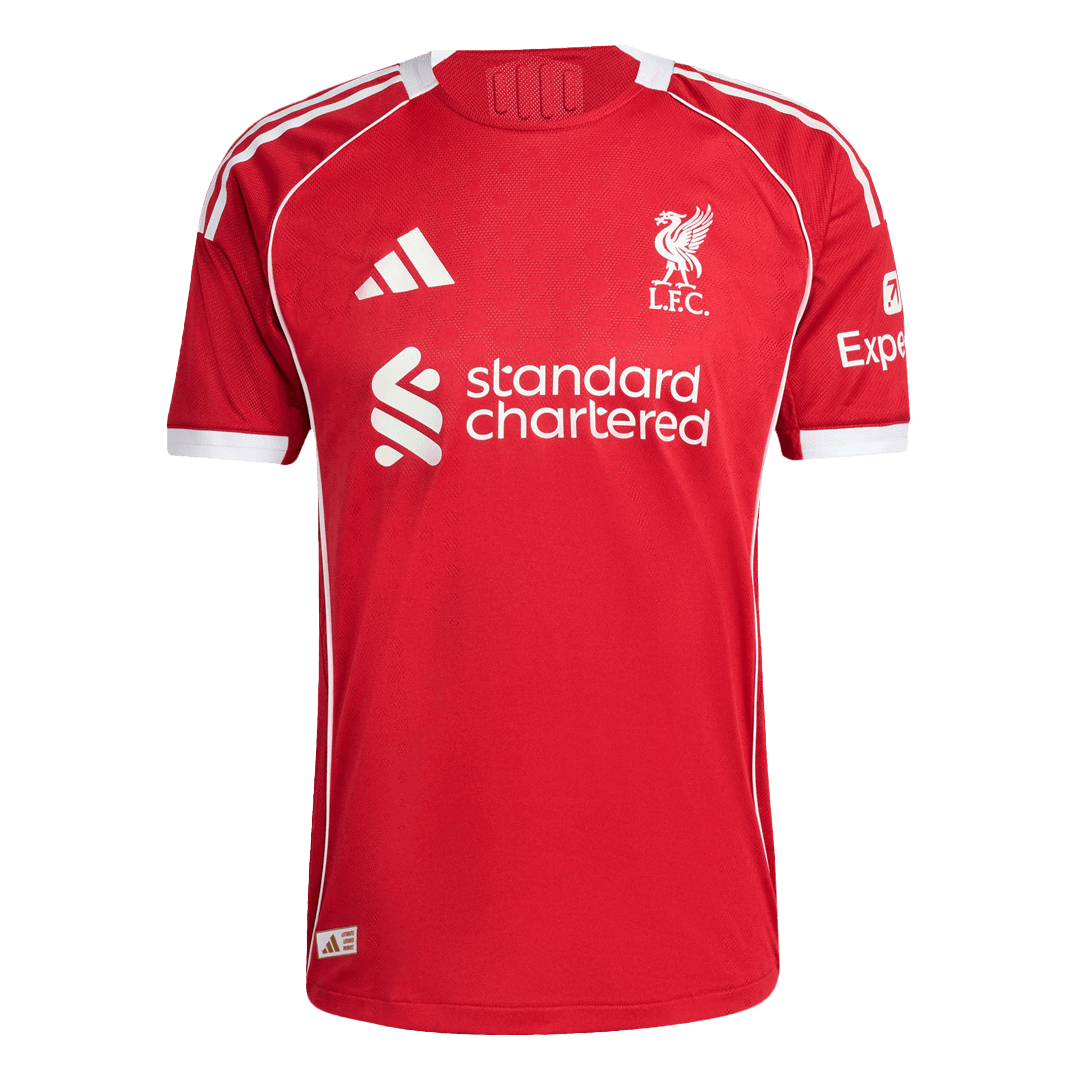 Liverpool Home Authentic Soccer Jersey 2025/26 - Image 2