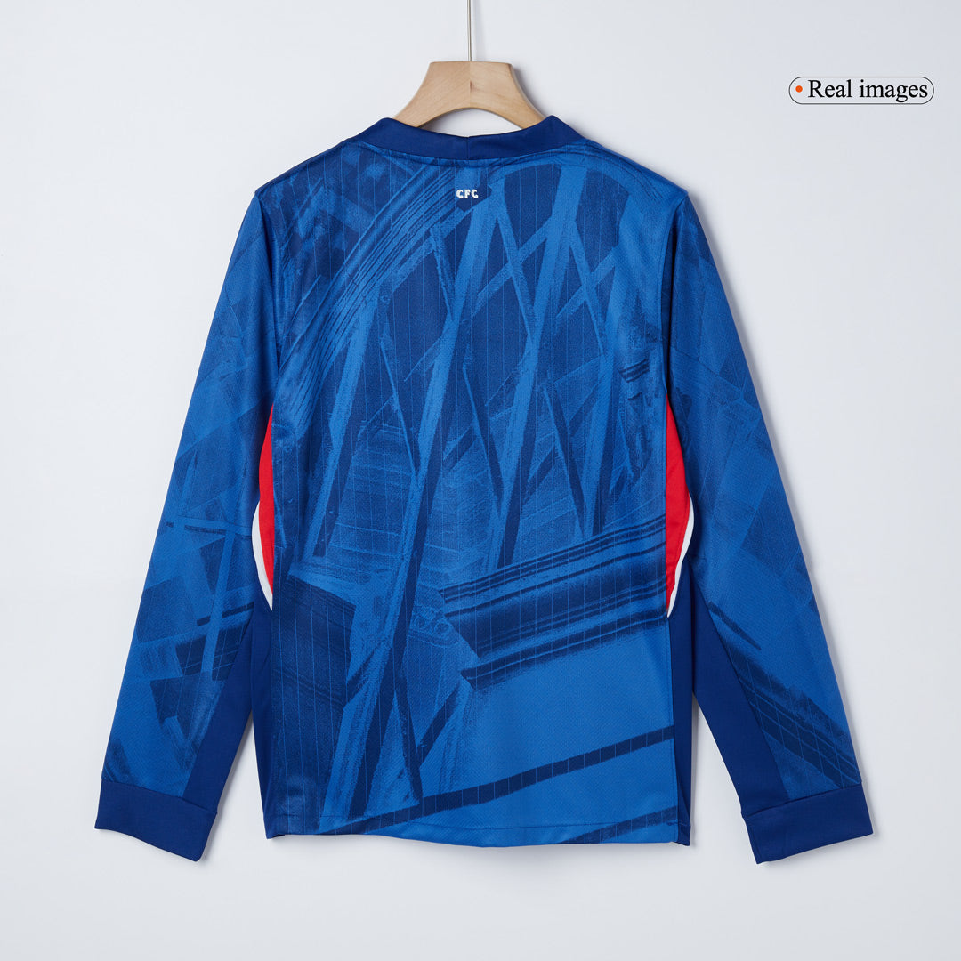 Chelsea Home Long Sleeve Soccer Jersey 2025/26 - Image 8