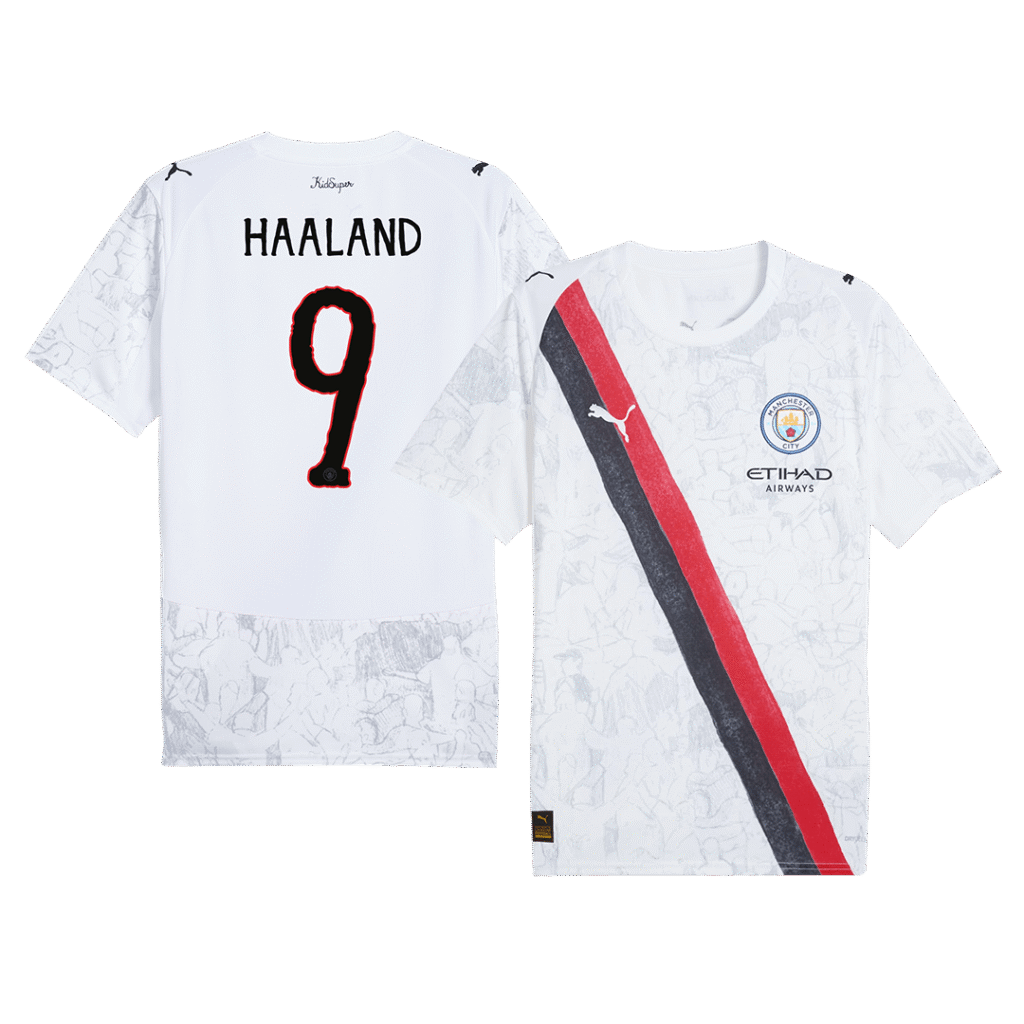 HAALAND #9 Manchester City KidSuper Soccer Jersey World Cup 2025/26 - Club World Cup