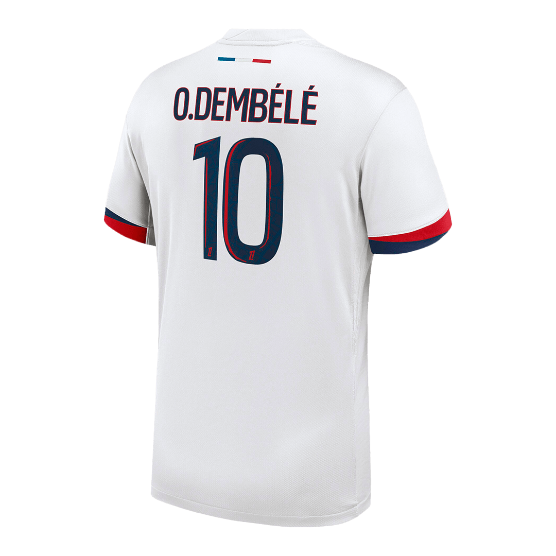 PSG O.DEMBÉLÉ #10 PSG Soccer Jersey Away Custom Shirt 2024/25 - Image 11