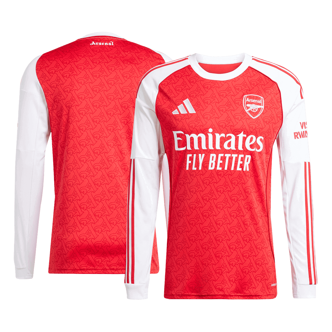 Arsenal Long Sleeve Jersey Home Football Shirt 2025/26 - Image 2
