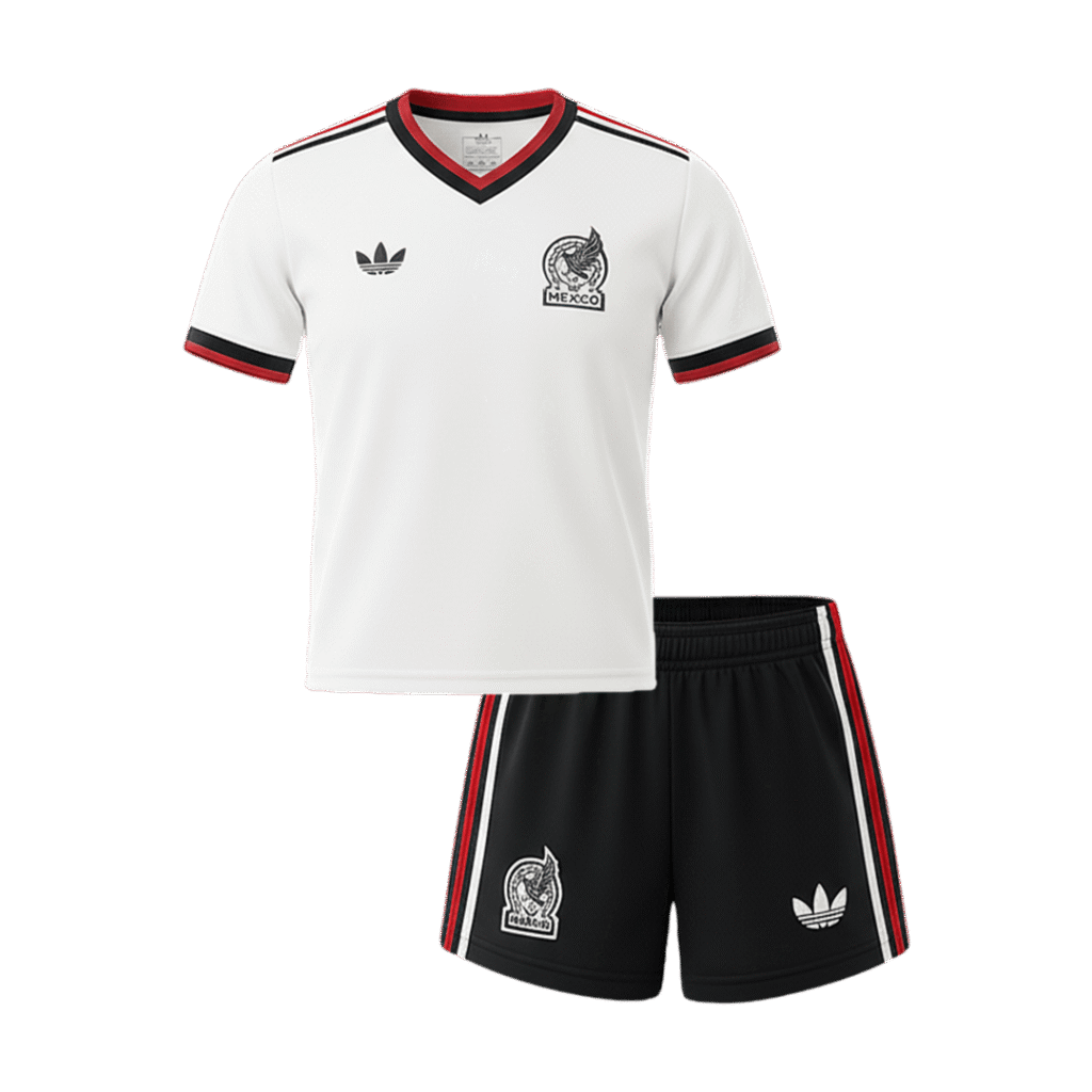 Mexico Away World Cup Kids Soccer Jerseys Kit 2026