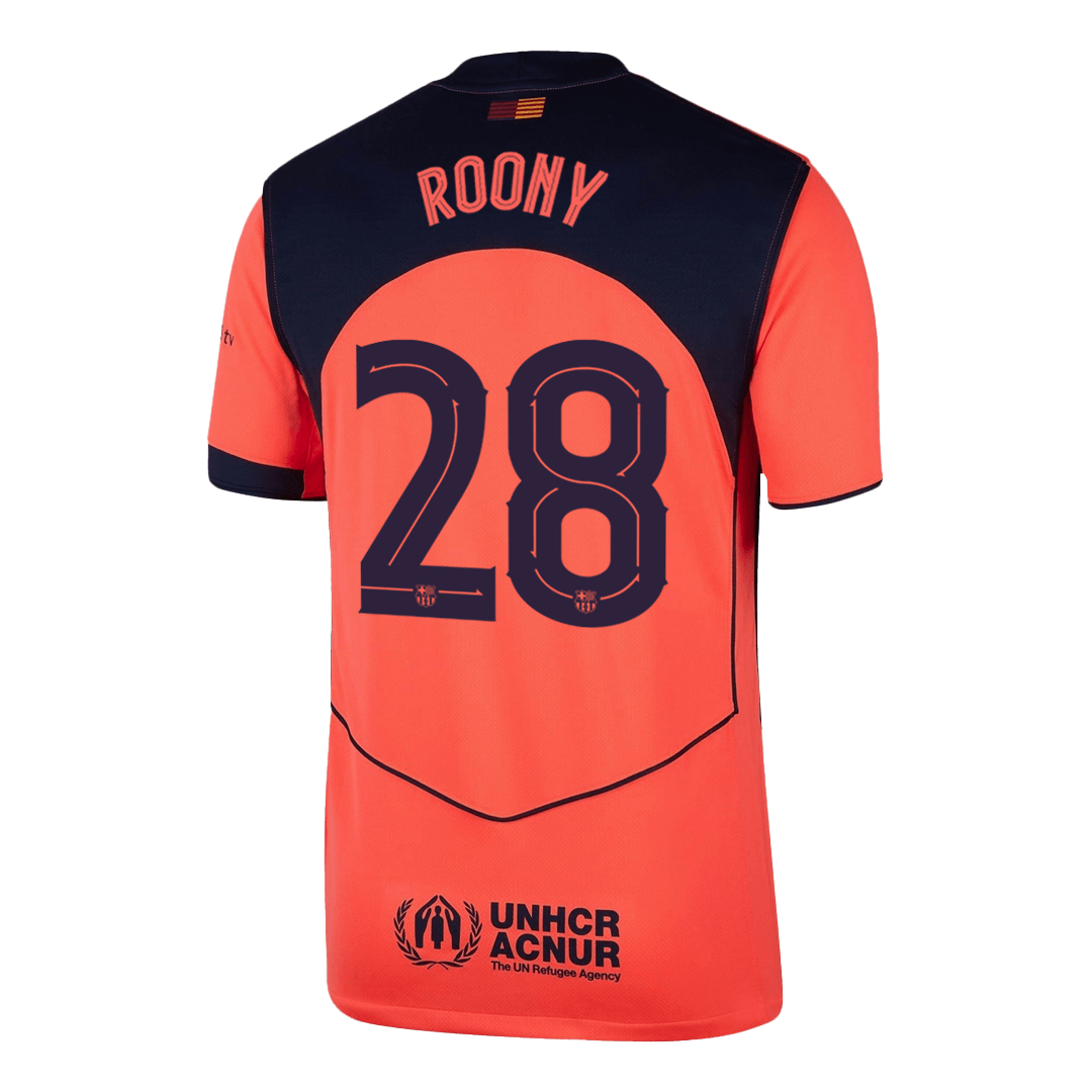 ROONY #28 Barcelona Third Away Soccer Jersey 2025/26 - Image 11
