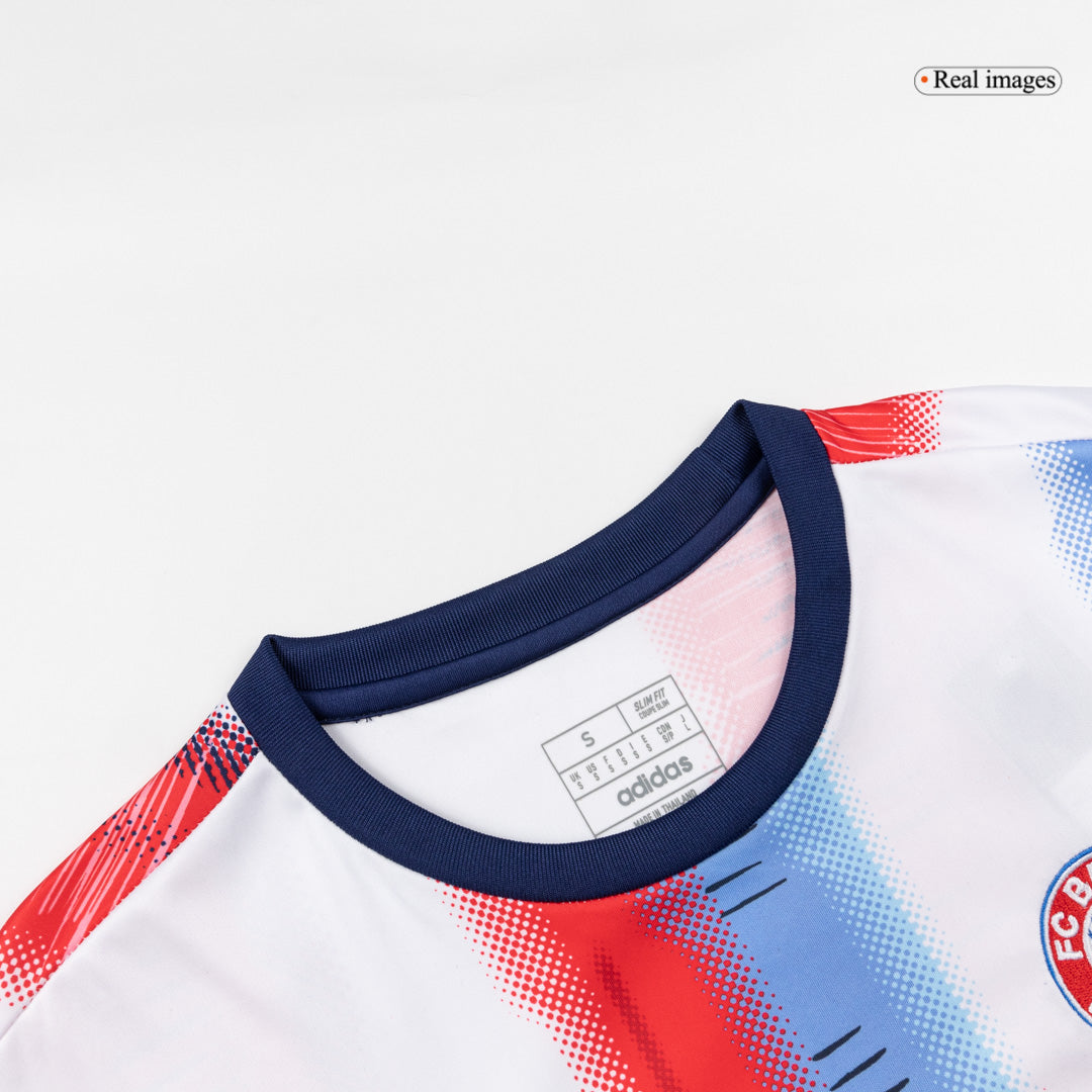 Bayern Munich Pre-Match Soccer Jersey 2025/26 Red&White - Image 6